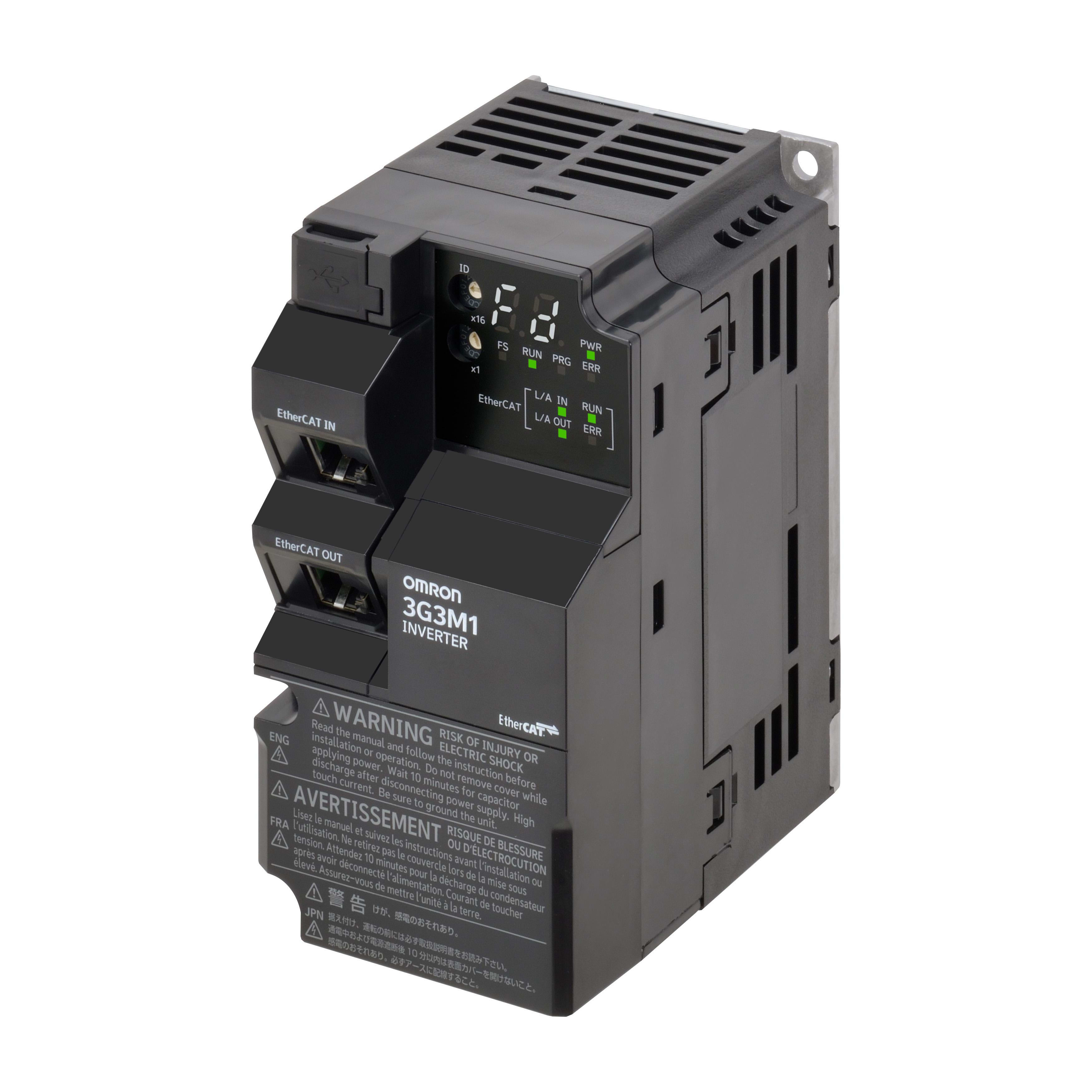 OMRON - 3G3M1-AB004-ECT  VAR.M1 AC 0,4/0,55KW(HD/ND)3,0/3,5A