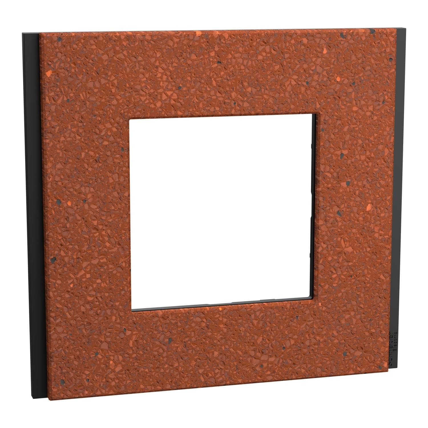 Schneider Electric - Marco 1 Elemento Unica Deco Terracota