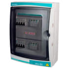 TOSCANO - Cuadro fotovoltaica 3 string/3 MPPT, fusible, transitoria 15kA T2 1000V DC; trifásico 400V 20A, dif. A 30mA, trans. 15kA, sin sobretensión