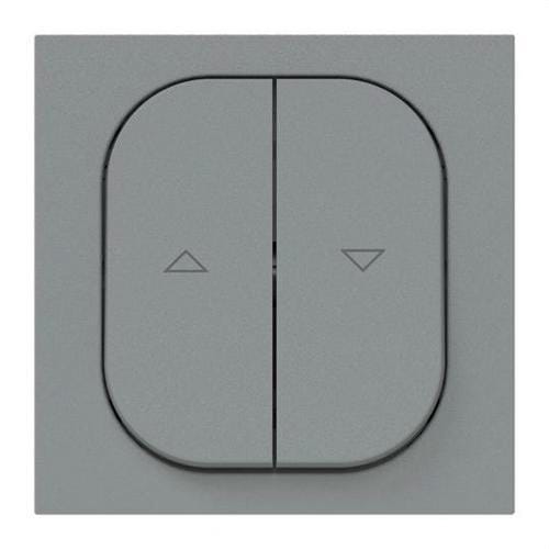 NIESSEN - Tecla interruptor / pulsador persianas Serie Vega gris niebla