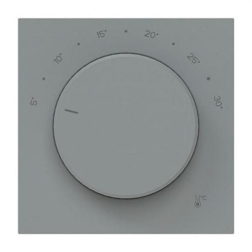 NIESSEN - Tapa termostato electrónico giratorio Serie Vega gris niebla