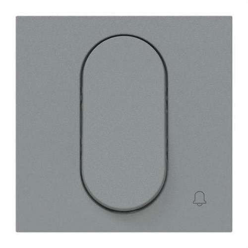 NIESSEN - Tecla pulsador timbre Serie Vega gris niebla