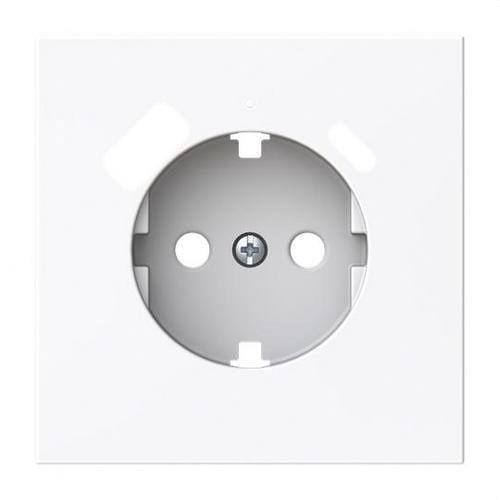NIESSEN - Tapa Schuko + cargador USB A+C Serie Vega blanco brillo