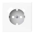 NIESSEN - Tapa Schuko + cargador USB A+C Serie Vega blanco brillo