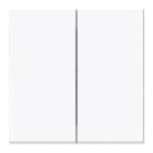 NIESSEN - Tecla doble interruptor - conmutador Serie Vega blanco brillo