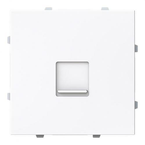 NIESSEN - Tapa plana 1 soporte con persiana Serie Vega blanco brillo