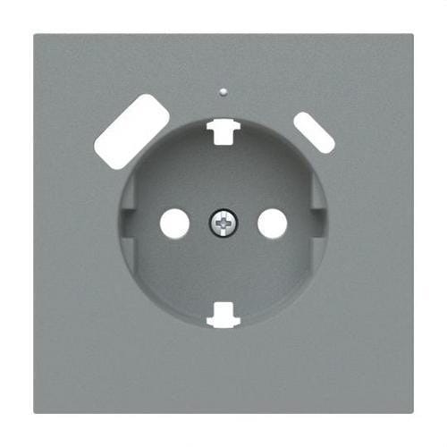 NIESSEN - Tapa Schuko + cargador USB A+C Serie Vega gris niebla