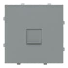 NIESSEN - Tapa plana 1 soporte con persiana Serie Vega gris niebla