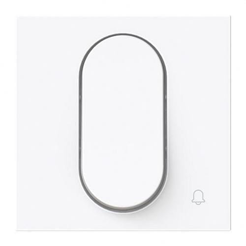 NIESSEN - Tecla pulsador timbre Serie Vega blanco mate