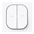 NIESSEN - Tecla interruptor / pulsador persianas Serie Vega blanco mate