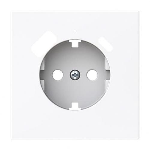 NIESSEN - Tapa Schuko + cargador USB A+C Serie Vega blanco mate