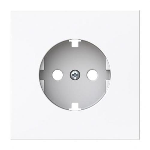 NIESSEN - Tapa base enchufe Schuko T.T. lateral Serie Vega blanco mate