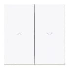 NIESSEN - Tecla interruptor / pulsador persianas Serie Vega blanco mate