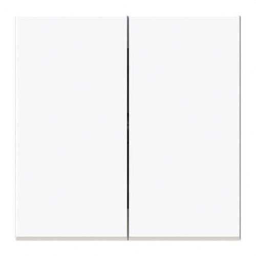 NIESSEN - Tecla doble interruptor - conmutador Serie Vega blanco mate