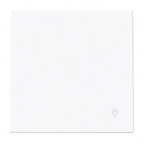 NIESSEN - Tecla pulsador luz con visor Serie Vega blanco mate