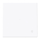 NIESSEN - Tecla pulsador luz con visor Serie Vega blanco mate