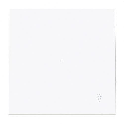NIESSEN - Tecla pulsador luz con visor Serie Vega blanco brillo