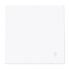 NIESSEN - Tecla pulsador luz con visor Serie Vega blanco brillo
