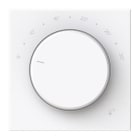 NIESSEN - Tapa termostato electrónico giratorio Serie Vega blanco brillo