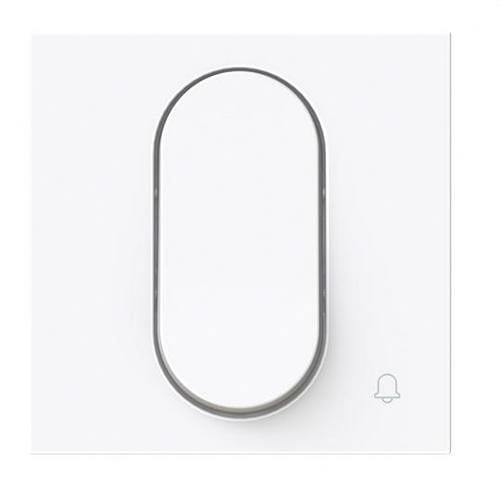 NIESSEN - Tecla pulsador timbre Serie Vega blanco brillo