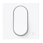 NIESSEN - Tecla pulsador timbre Serie Vega blanco brillo