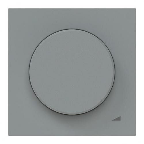 NIESSEN - Tapa + botón regulador giratorio Serie Vega gris niebla