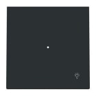 NIESSEN - Tecla pulsador luz con visor Serie Vega negro mate