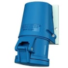 MENNEKES - Base enchufe mural 32A 3P 6H 230V TwinCONTACT IP44 sin tornillos para montaje externo
