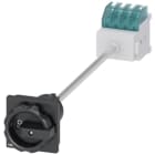 SIEMENS - INTERR. PPAL./P. EMERG. 3 POLOS IU=16, P/AC-23A CON 400V=7,5KW FIJACION EN BASE FIJACION PERFIL/DOS