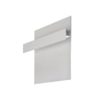 JISO - Disipador de calor Pontevedra para rodapie IP44 exterior Trimless 2 metros para tiras de LED IP20/IP65 color blanco técnico garantía 5 años
