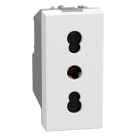 BTICINO - Base 2P+T 10A/16A Light Now-estándar italiano-conexión por tornillos-Bl-1 mod