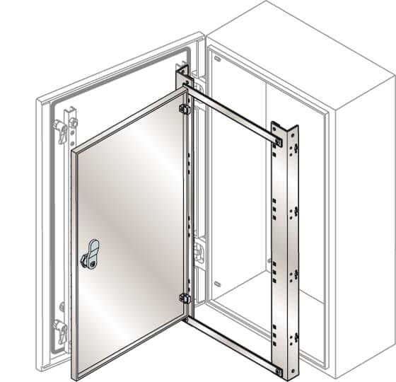 ABB - Contrapuerta acer.inox. para SRX 800x600