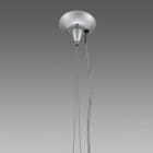 DISANO - Suspensión electrificada bilámpara 2514 plata metalizado