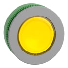 Schneider Electric - Cabeza  piloto flush  luminoso  amarillo led  color gris
