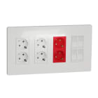 Schneider Electric - KIT PUESTO DE TRABAJO 4 COLUMNAS