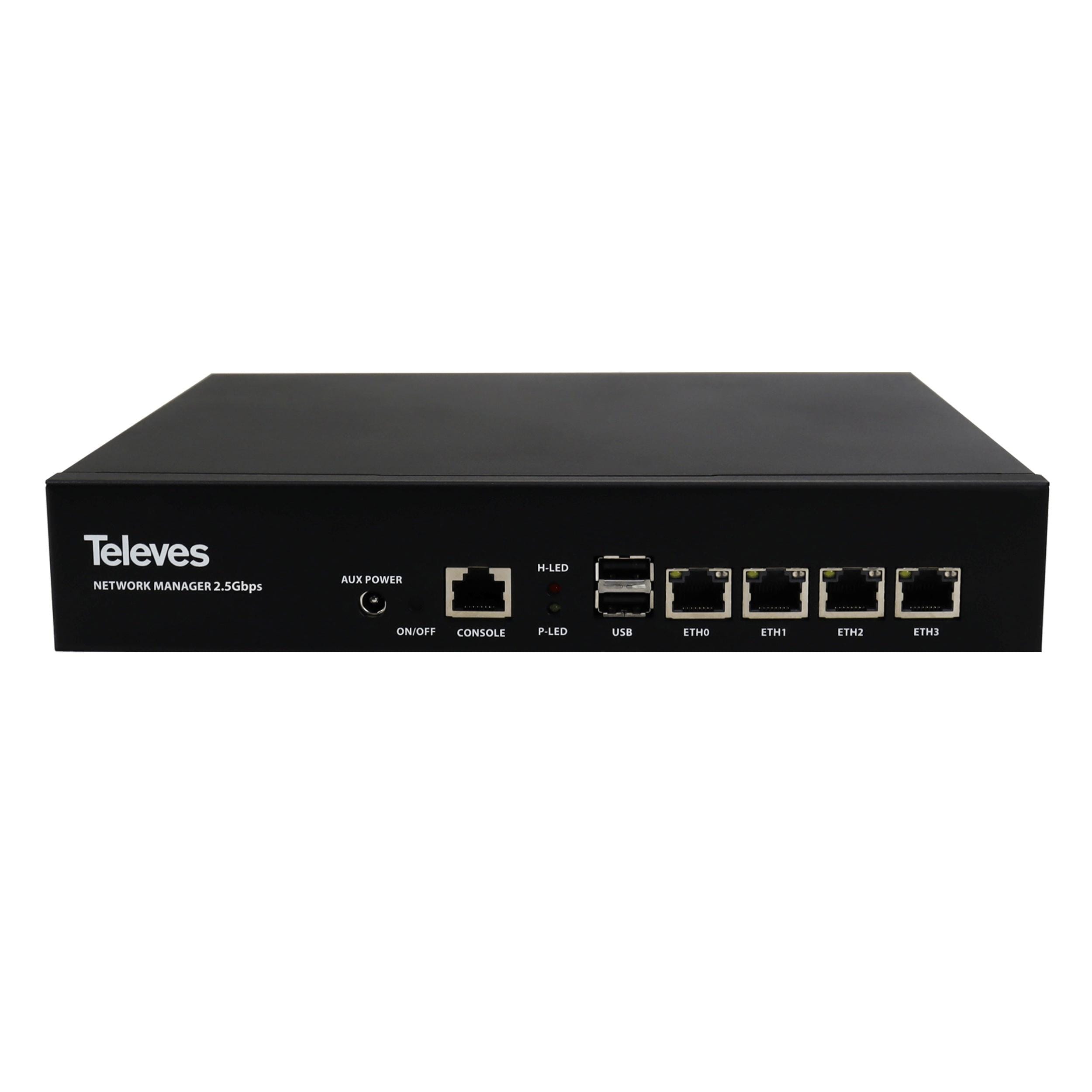 TELEVES - Gestor de red 4x 2,5GbE