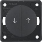 HAGER - PULS. DOBLE PERS. INTEGRO ANTRACITA