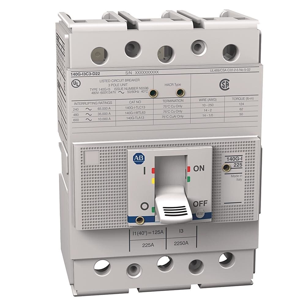 ROCKWELL - DISYUNTOR 140G I3 3P 125AF 1250A