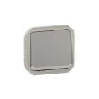 LEGRAND - Pulsador con piloto NA Plexo modular - 10A - Gris