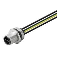 WEIDMULLER - Conector de instalación SAIE-M12S-3+PE-S-0.5U-M16
