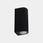 LEDS-C4 - SUPERFICIE DE PARED IP66 EKO DOUBLE EMISSION LED 12.2W 3000K PHASE CUT NEGRO 671
