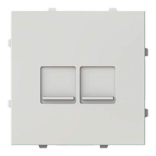NIESSEN - Tapa plana 2 soportes con persiana Serie Vega duna