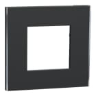 Schneider Electric - 1gang Unica Deco frame Antracita/Plata