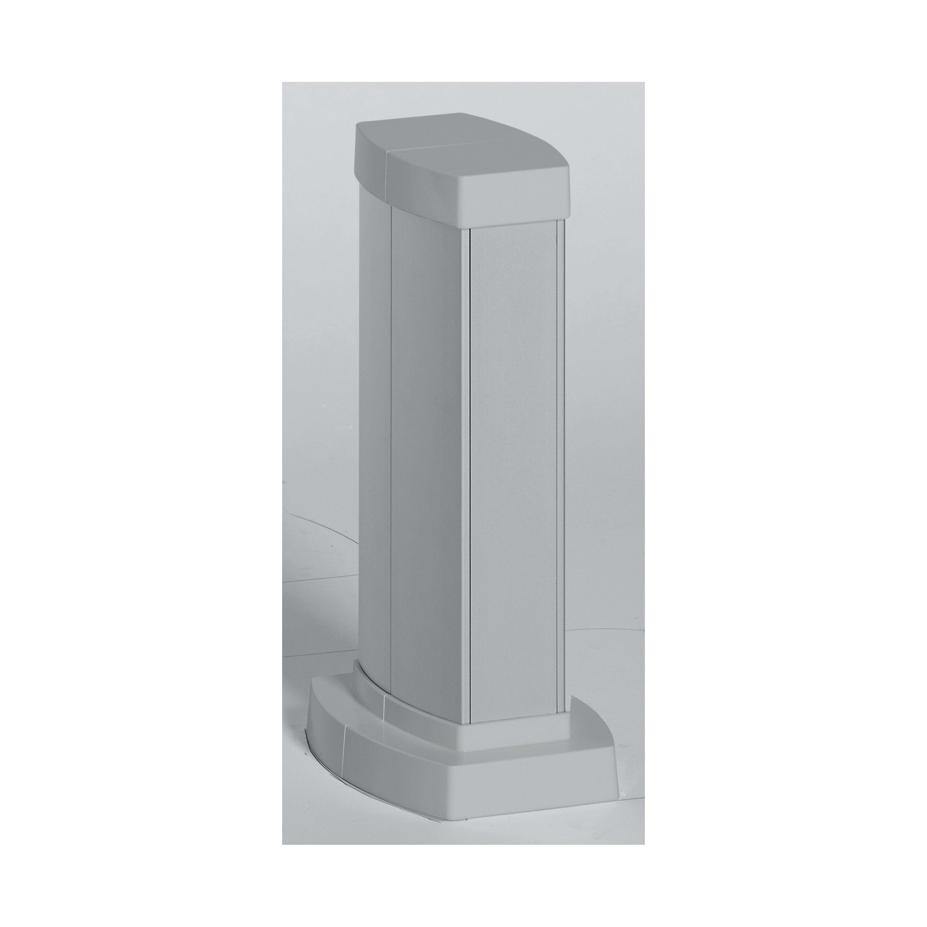 LEGRAND - Minicolumna clip dir-2 comp-H 0,30m-cuerpo y tapas aluminio- Aluminio