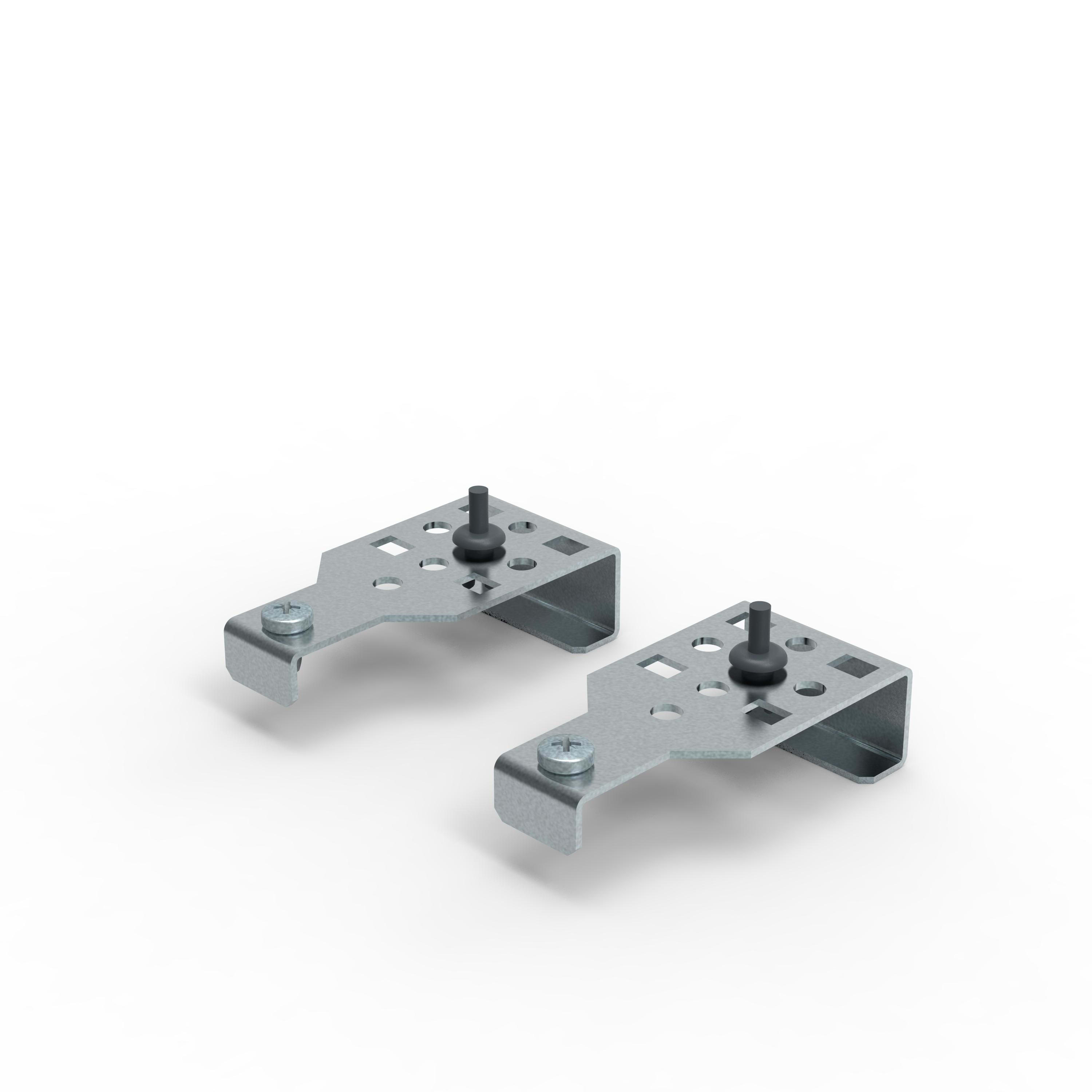 LEGRAND - Patas de fijación de la canal de cuadro para caja de distribución XL³S 160