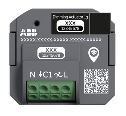ABB - Actuador regulador - dimmer, 1 canal., empotrado, inalámbrico WL