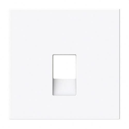 NIESSEN - Tapa toma de teléfono / informática Serie Vega blanco mate