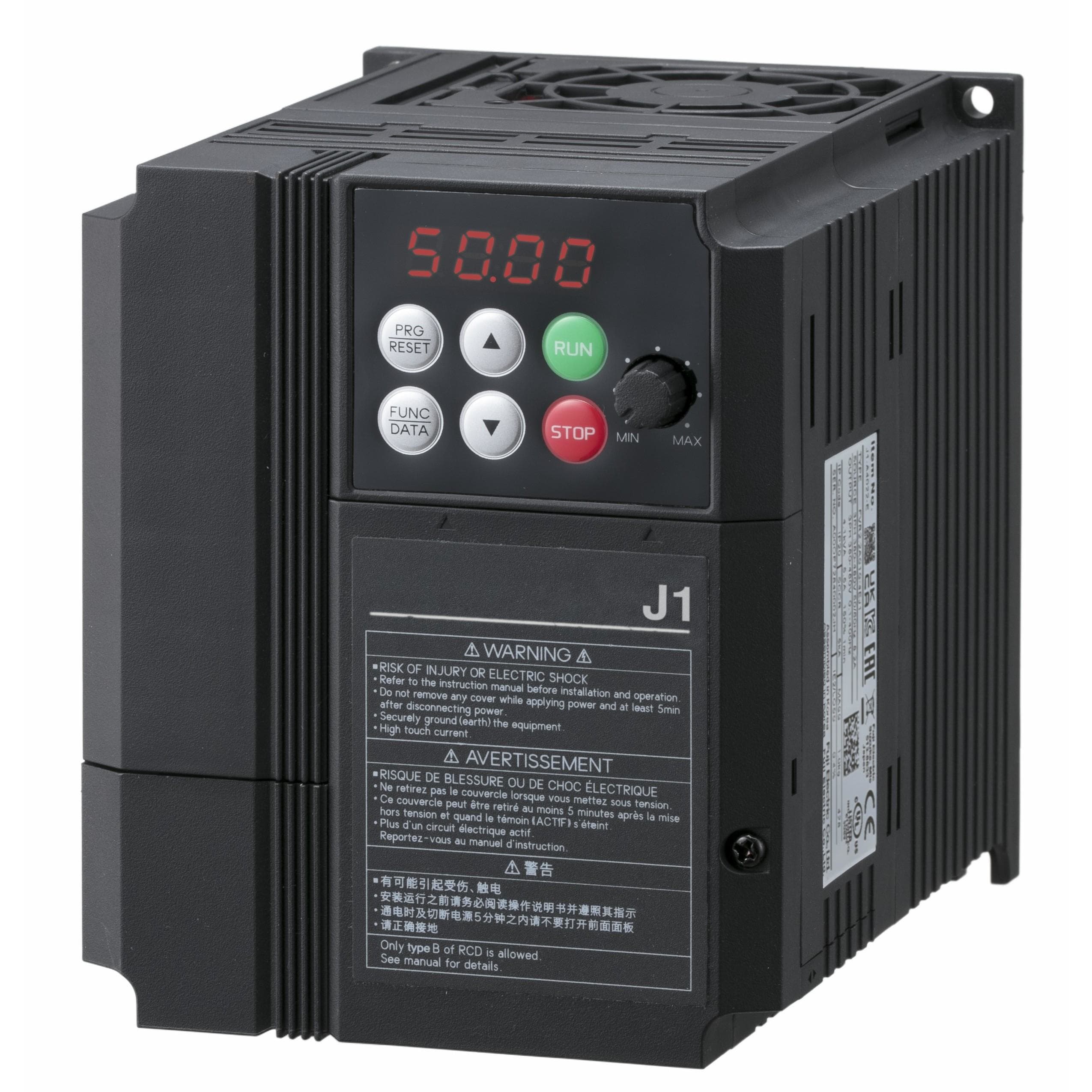 OMRON - Variador de frecuencia J1 1.5kW, 9.2A, 200V AC, 1 entrada, frecuencia de salida máxima 400Hz