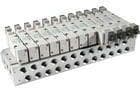SMC - SS5Y7-42-10-02F-Q  BASE PARA 10 ESTACIONES, ELECTROVÁLVULAS DE 5 VÍAS, SY7000