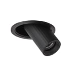 JISO - Proyector tubular TOP SLATE RS07 LED COB 7W 3000K Zoom 15°-38° driver incluido regulación corte de fase negro